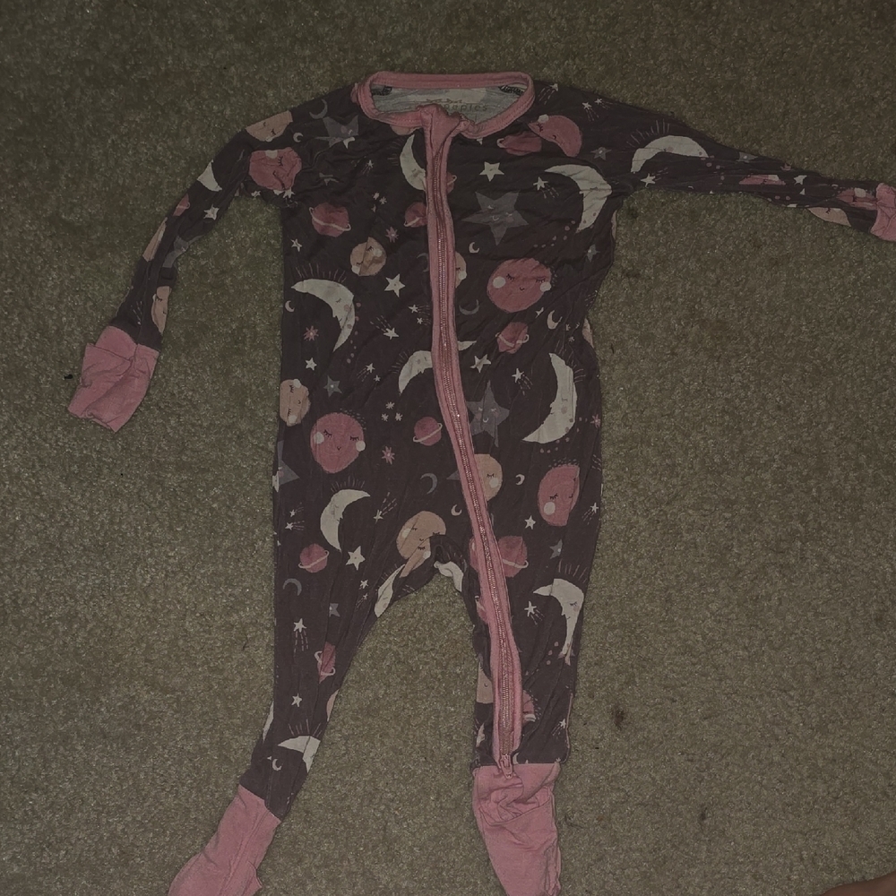 Little Sleepies To The Moon And Back 3-6 Month